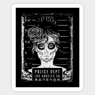 Muerte Mugshot Sticker